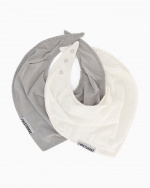 Twistshake Torr haklapp Pastellgrå Vit