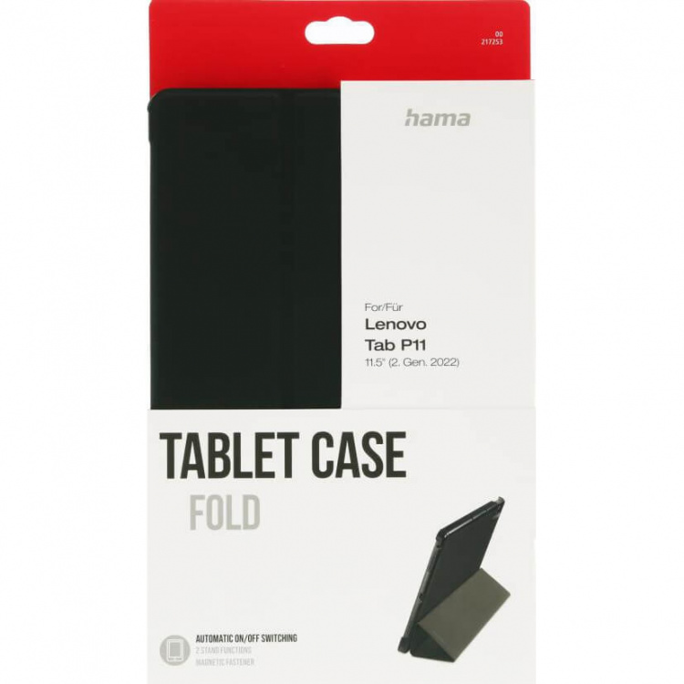 Hama Fold Tabletfodral Lenovo Tab P11 (2:a generationen) Svart Hama Fold Tabletfodral Lenovo Tab P11 (2:a generationen) Svart