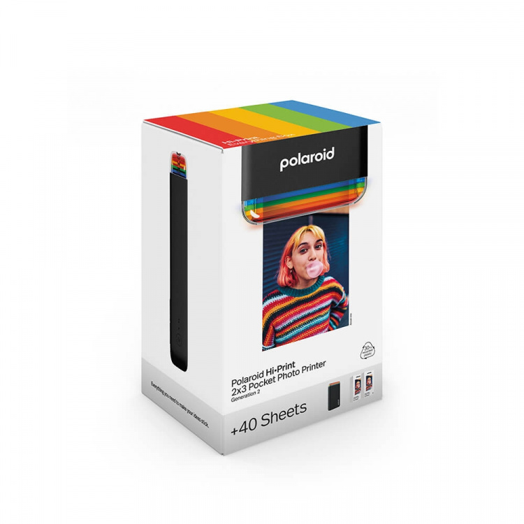 Polaroid Skrivare HiPrint 2x3 Gen. 2 Everything Box Svart Polaroid Skrivare HiPrint 2x3 Gen. 2 Everything Box Svart