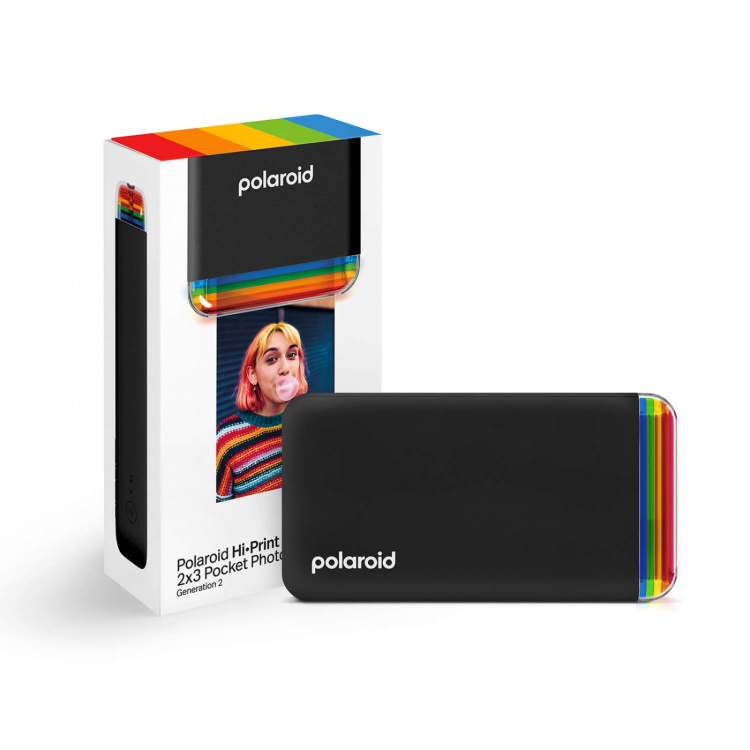 Polaroid Printer HiPrint 2x3 Gen. 2 Svart Polaroid Printer HiPrint 2x3 Gen. 2 Svart