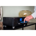 Lenco DAB+ FM-radio med CD MP3-spelare Bluetooth® Svart Lenco DAB+ FM-radio med CD MP3-spelare Bluetooth® Svart