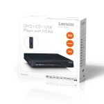 Lenco Kompakt DVD/CD-spelare med USB-uppspelning