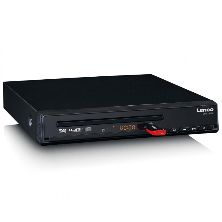 Lenco Kompakt DVD/CD-spelare med USB-uppspelning
