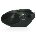 Lenco Bärbar stereo FM-radio med CD Vit