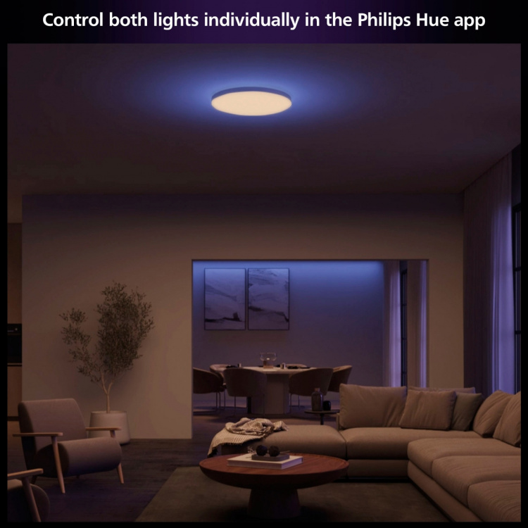 Philips Hue Datura stor Plafond Ø57,4 cm White and color ambiance 4850 lm Philips Hue Datura stor Plafond Ø57,4 cm White and color ambiance 4850 lm
