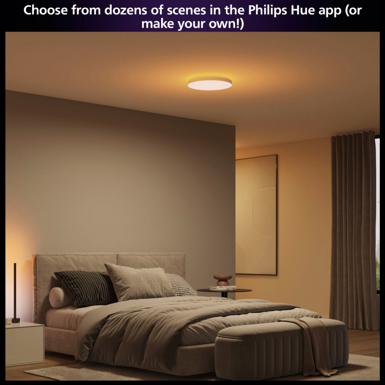 Philips Hue Datura liten Plafond Ø38,4 cm White and color ambiance 3300 lm
