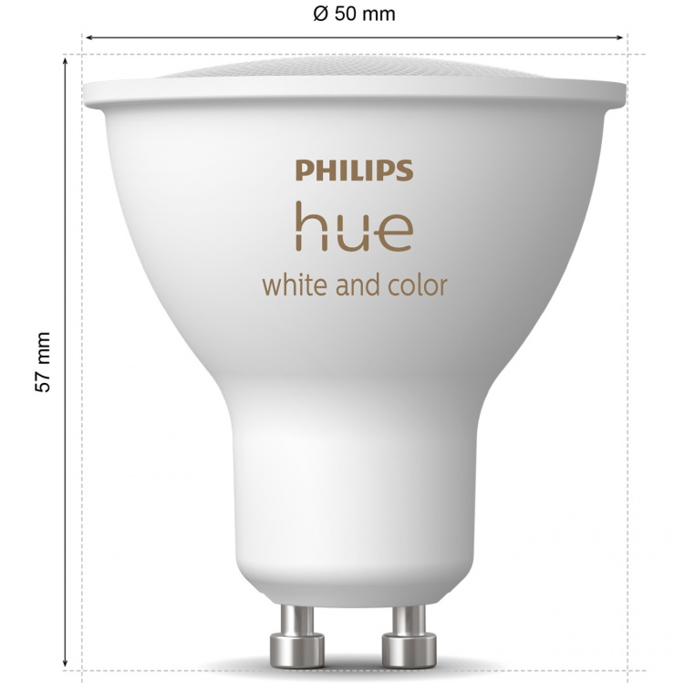 Philips Hue White and Color Ambiance GU10 400lm 1-pack Philips Hue White and Color Ambiance GU10 400lm 1-pack