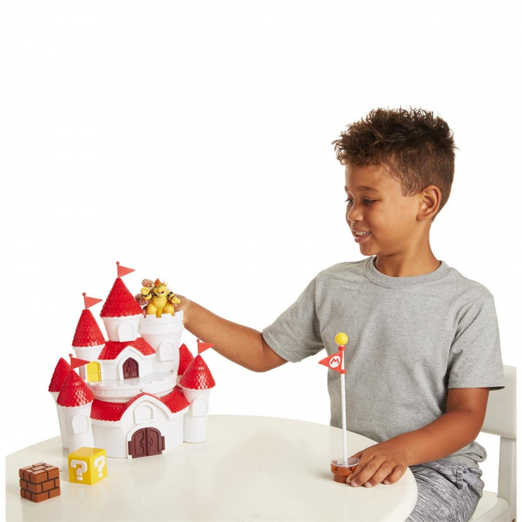 JAKKS Pacific Super Mario 2,5 tums lekset Deluxe Mushroom Kingdom Castle