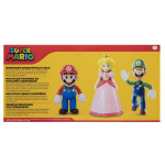 JAKKS Pacific Super Mario 4 tums figuruppsättning Mushroom Kingdom