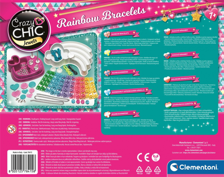 Clementoni Crazy Chic Regnbågsarmband