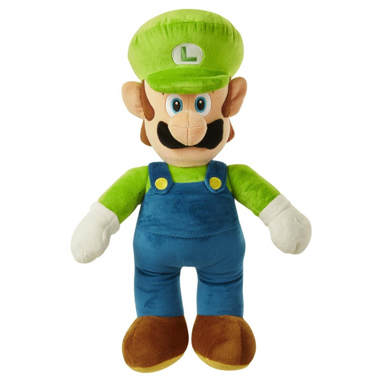 JAKKS Pacific Super Mario plysch Jumbo Luigi