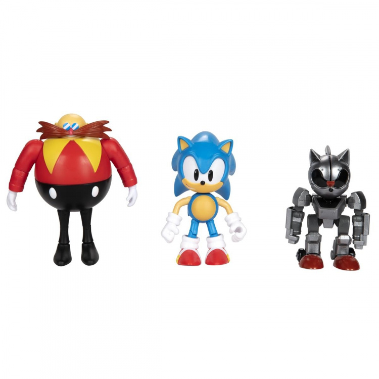 JAKKS Pacific Sonic the Hedgehog 4 tums figur Multi-pack