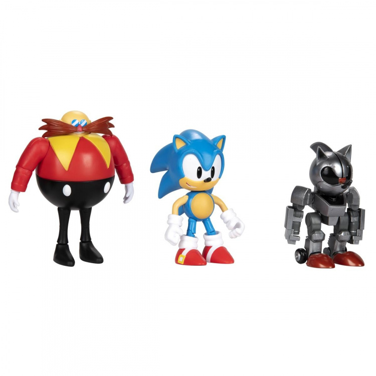 JAKKS Pacific Sonic the Hedgehog 4 tums figur Multi-pack