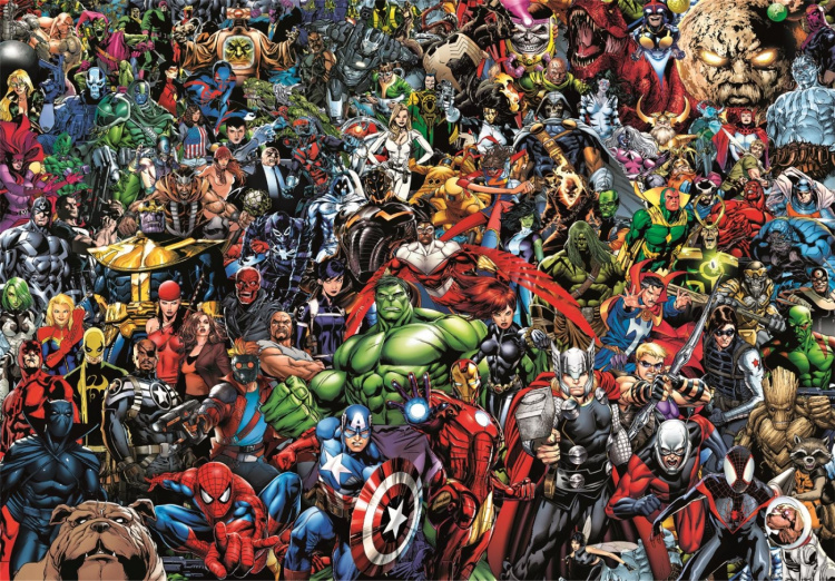 Clementoni 1000 bitar CB Impossible Pussel Marvel Avengers