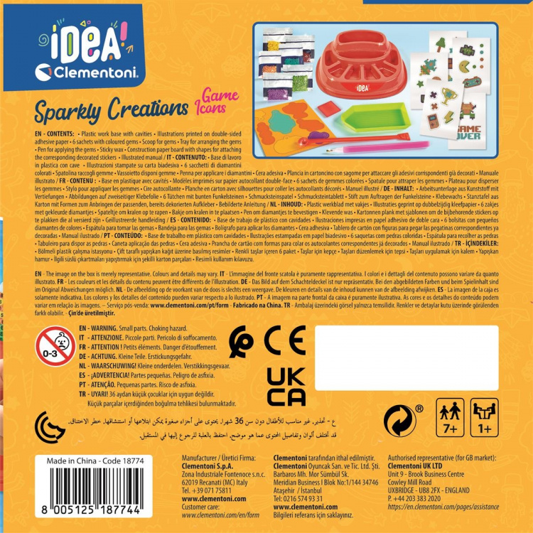Clementoni Glittrande skapelser Spelikoner