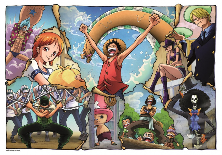 Clementoni 500 st Anime kub One Piece