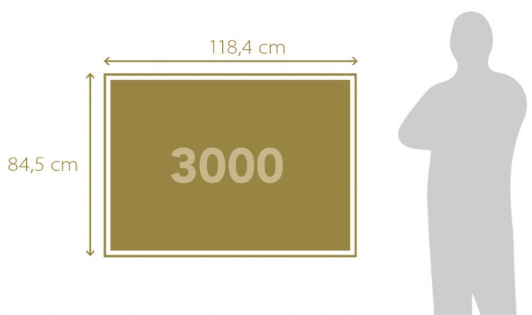 Clementoni 3000 st High Quality Collection Manhattan Balkong Solnedgång