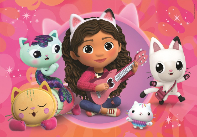 Clementoni 2x20 st Pussel Barn Gabbys dockhus