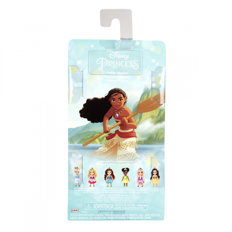 JAKKS Pacific Disney Princess 6 tum liten docka med kam Vaiana