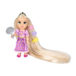JAKKS Pacific Disney Princess 6 Inch Petite Doll med Extra Mode & Tillbehör Längsta håret Rapunzel