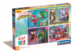 Clementoni 4 i 1 Pussel Spidey och hans fantastiska vänner