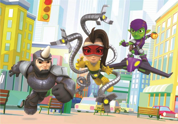 Clementoni 2x20 st Pussel Spidey och hans fantastiska vänner