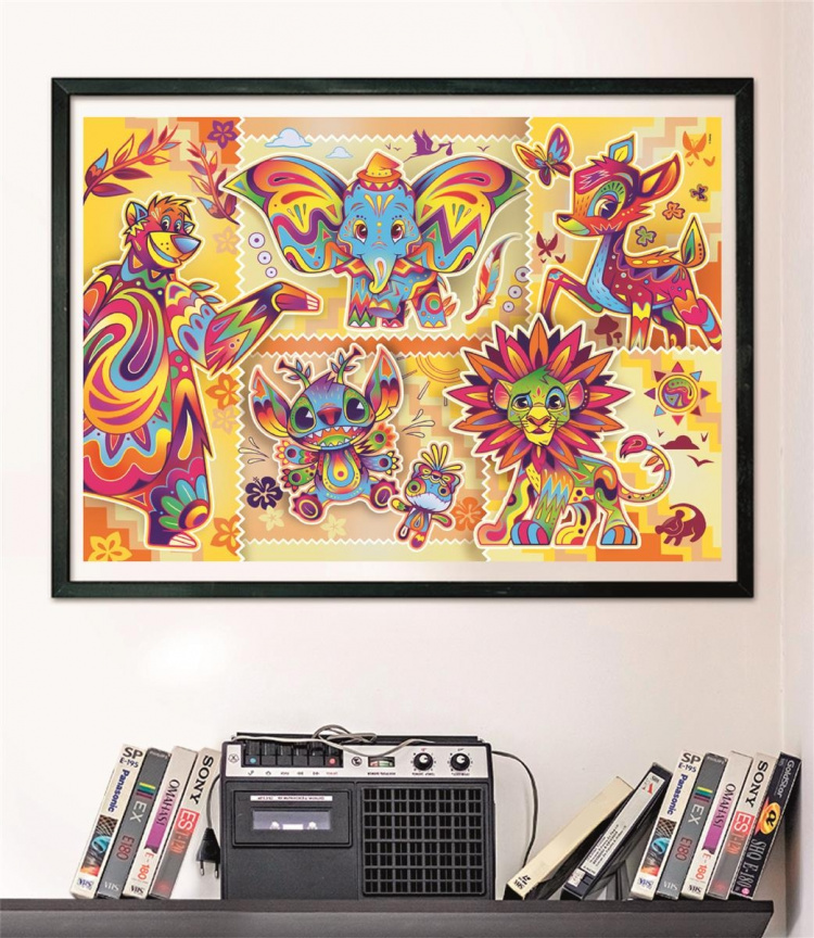 Clementoni 1000 st CB Collection Disney Classics av hög kvalitet