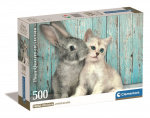 Clementoni 500 st CB High Quality Collection Cat & Bunny
