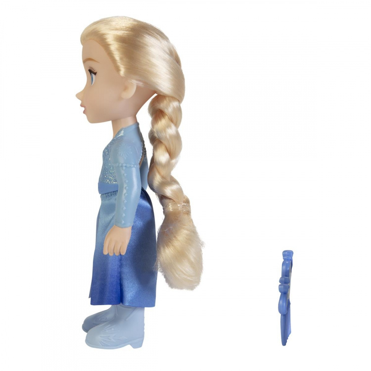 JAKKS Pacific Disney Frozen 6 tums liten docka med kam Äventyr Elsa