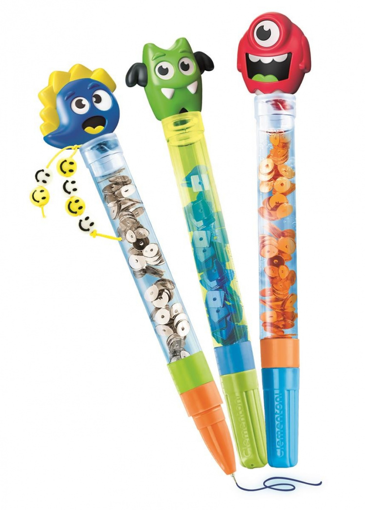 Clementoni Skapa dina pennor 3-pack Monster