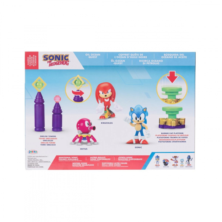 JAKKS Pacific Sonic the Hedgehog 2,5 tums dioramauppsättning Olja Ocean