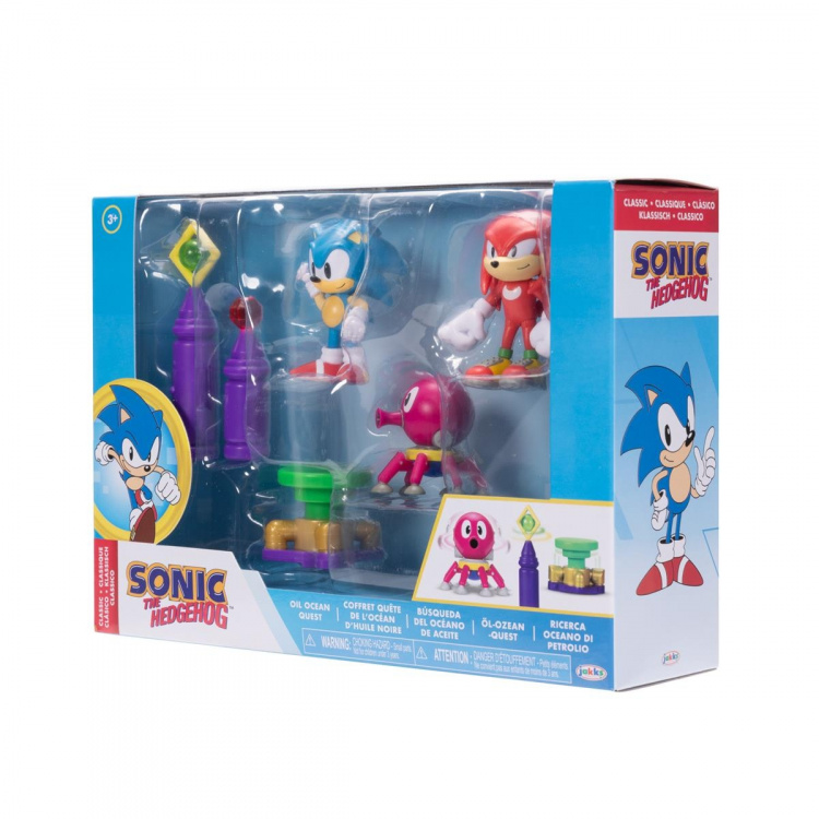 JAKKS Pacific Sonic the Hedgehog 2,5 tums dioramauppsättning Olja Ocean