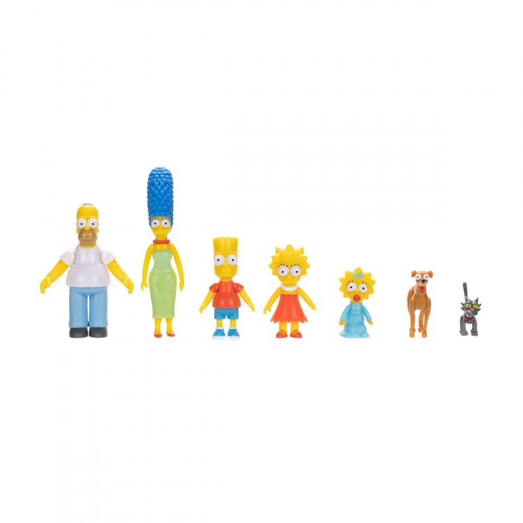 JAKKS Pacific The Simpsons 2,5 tums figur Multipack