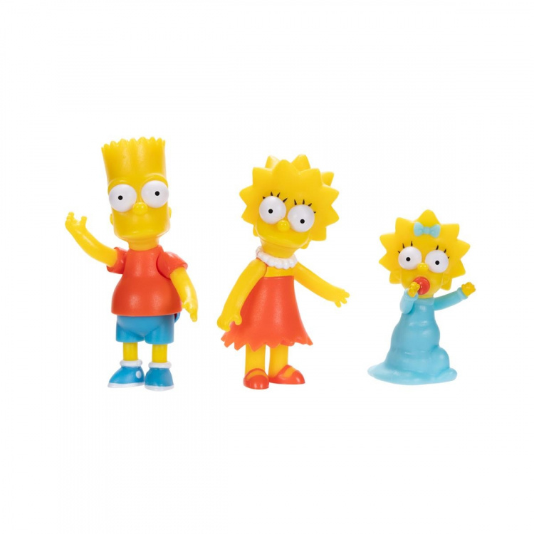 JAKKS Pacific The Simpsons 2,5 tums figur Multipack