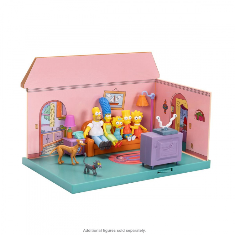 JAKKS Pacific The Simpsons 2,5 tums lekset Simpsons vardagsrum