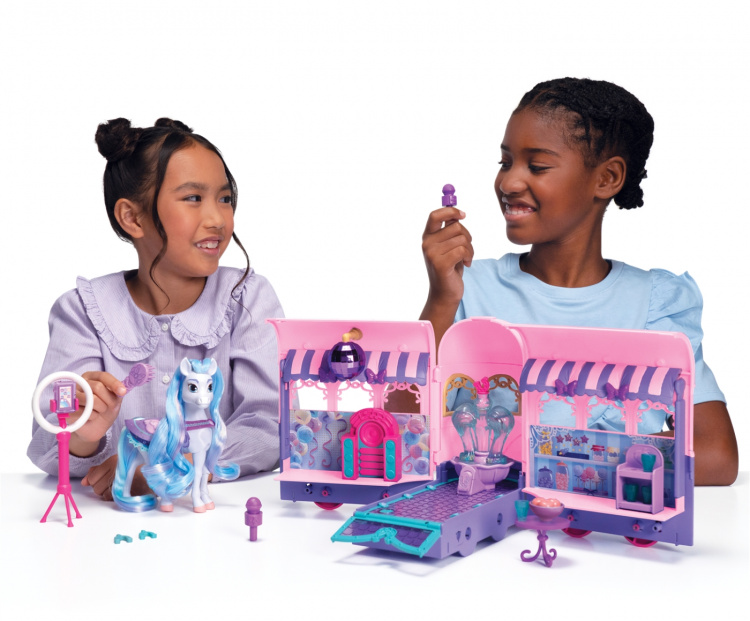 JAKKS Pacific Wild Manes lekset Klubbhus Trailer