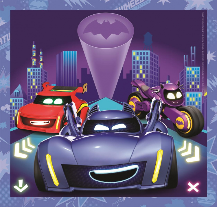 Clementoni 3x48 st Pussel Barn Fladdermushjul