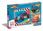 Clementoni 3x48 st Pussel Barn Hotwheels