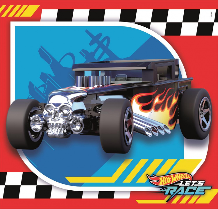 Clementoni 3x48 st Pussel Barn Hotwheels