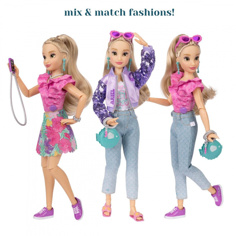 JAKKS Pacific Disney ily 4EVER Modedocka med extra mode inspirerad av Ariel