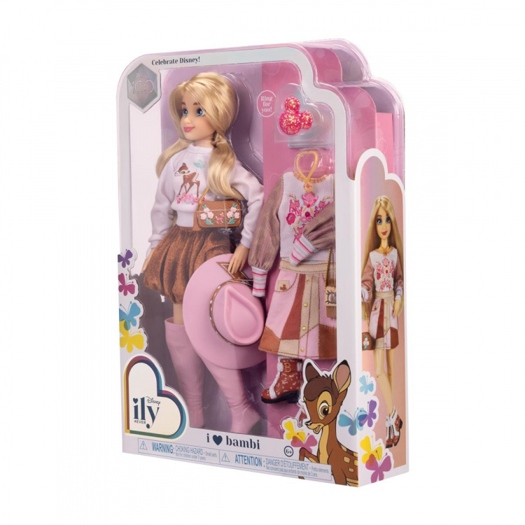 JAKKS Pacific Disney ily 4EVER Modedocka med extra mode inspirerad av Bambi