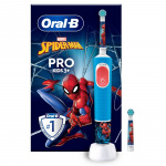 Oral B Vitality Pro Kids Spiderman elektrisk tandborste HBOX Oral B Vitality Pro Kids Spiderman elektrisk tandborste HBOX