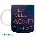 Abysse PLAYSTATION - Mugg - 320 ml - Eat Sleep Repeat