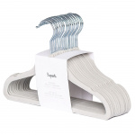 3 Sprouts Velourhängare 15 st Grå