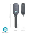 Nedis SmartLife Jordfuktighetsmätare | Bluetooth® | Batteridriven | IP55 | 0 - 100 % | Android™ / IOS Nedis SmartLife Jordfuktighetsmätare | Bluetooth® | Batteridriven | IP55 | 0 - 100 % | Android™ / IOS