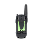 Nedis Walkie-talkie Set | 2 handenheter | Upp till 10 km | Frekvens kanaler: 8 | PTT / VOX | Upp till 3 timmar | Hörlursuttag | Svart