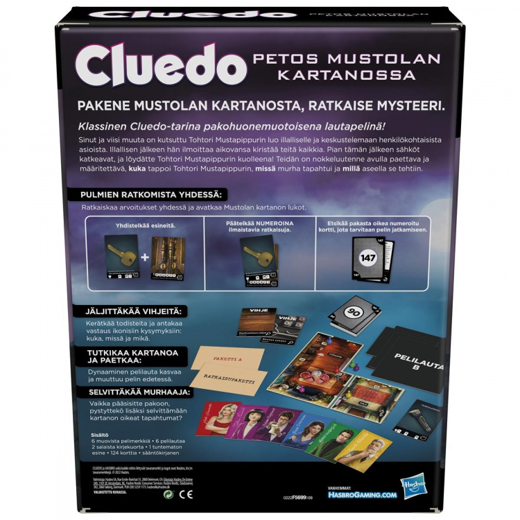 Hasbro Cluedo Escape Förräderi på Tudor Mansion (FI)