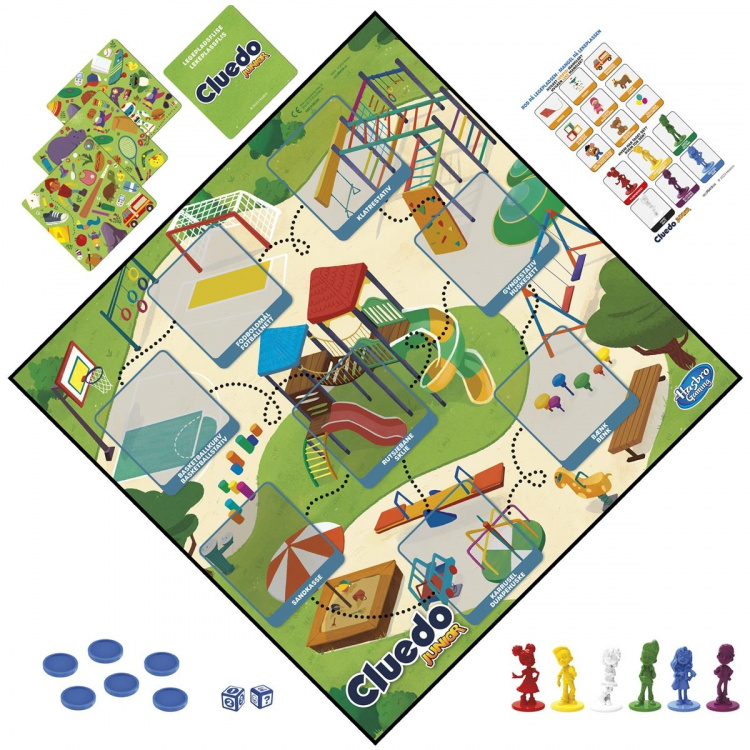 Hasbro Cluedo Junior 2 spel i 1 (DK/NO) Hasbro Cluedo Junior 2 spel i 1 (DK/NO)