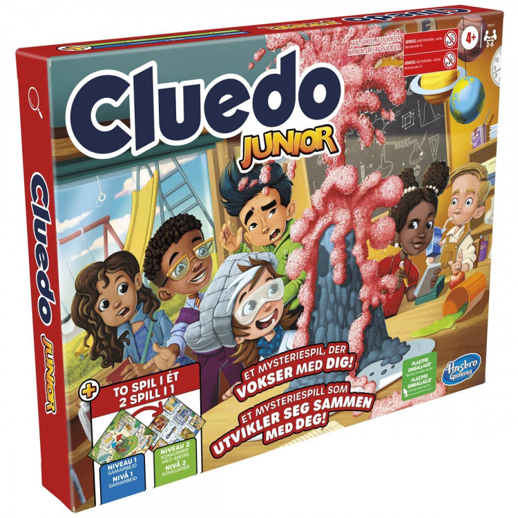 Hasbro Cluedo Junior 2 spel i 1 (DK/NO) Hasbro Cluedo Junior 2 spel i 1 (DK/NO)