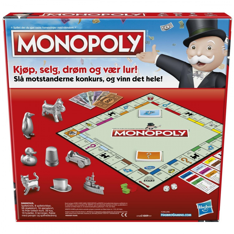 Hasbro Monopol Classic (NO)